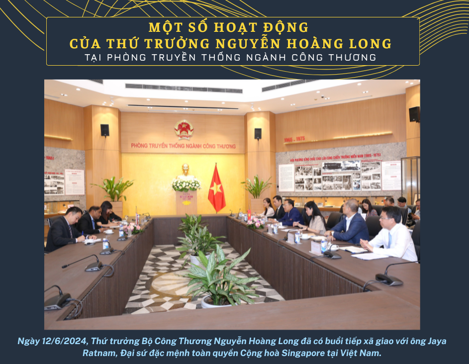 Một số hoạt động của Thứ trưởng Nguyễn Hoàng Long tại Phòng Truyền thống Ngành Công Thương