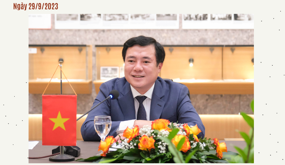 Một số hoạt động của Thứ trưởng Nguyễn Sinh Nhật Tân tại Phòng Truyền thống Ngành Công Thương