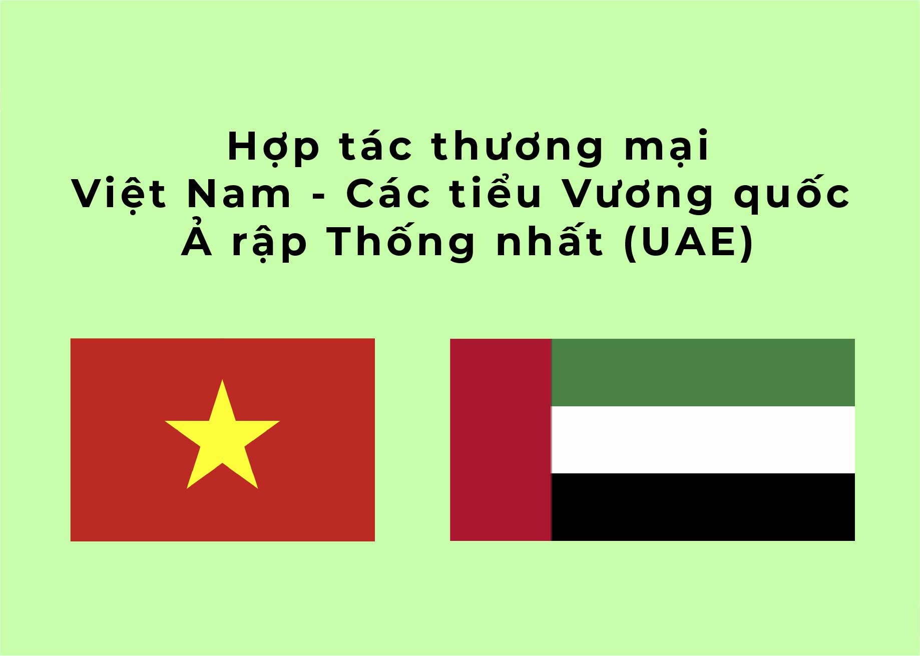 Hợp tác thương mại Việt Nam - Các tiểu Vương quốc Ả rập Thống nhất (UAE)