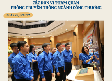 Các đơn vị tham quan Phòng Truyền thống Ngành Công Thương