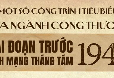 Một số công trình tiêu biểu của ngành Công Thương giai đoạn trước Cách mạng Tháng Tám 1945