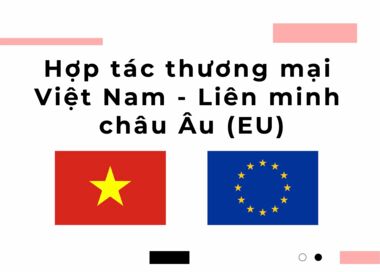 Hợp tác thương mại Việt Nam - Liên minh châu Âu (EU)