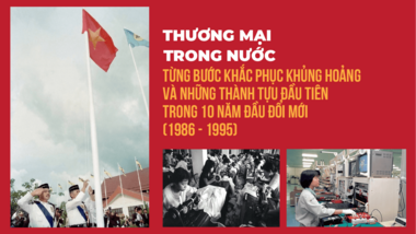 Thương mại trong nước từng bước khắc phục khủng hoảng và những thành tựu đầu tiên trong 10 năm đầu đổi mới (1986-1995)