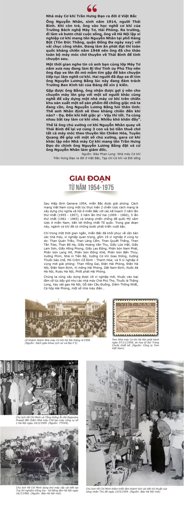 Sơ lược lịch sử hình thành và phát triển ngành cơ khí Việt Nam