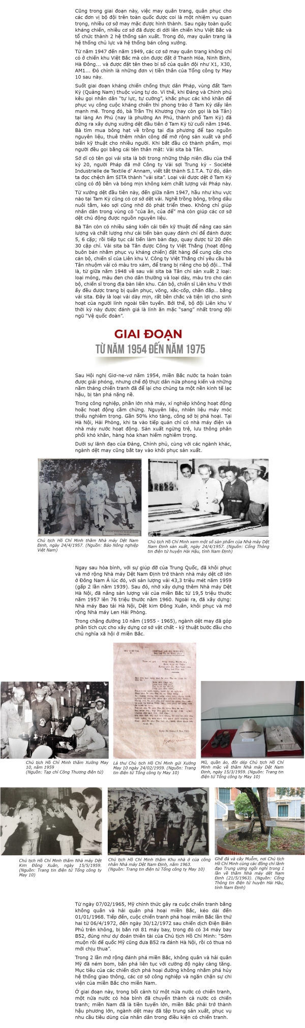 Sơ lược lịch sử hình thành và phát triển ngành dệt may Việt Nam