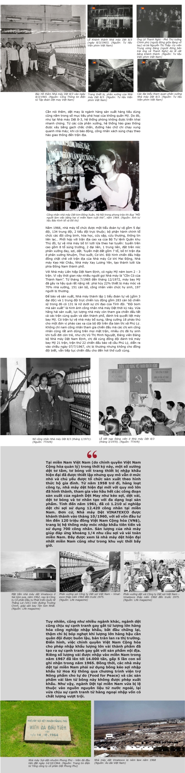 Sơ lược lịch sử hình thành và phát triển ngành dệt may Việt Nam