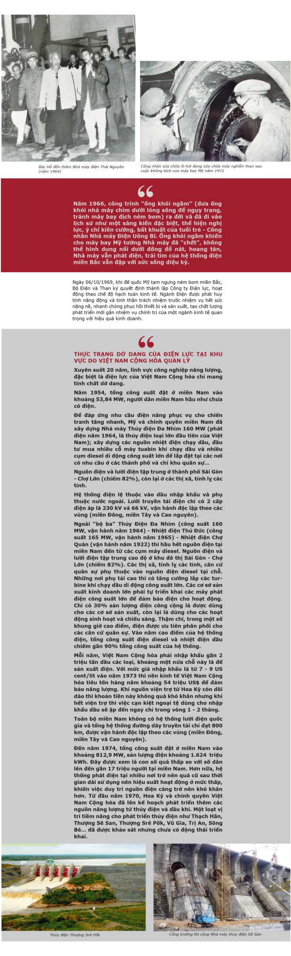 Sơ lược lịch sử hình thành và phát triển ngành điện Việt Nam