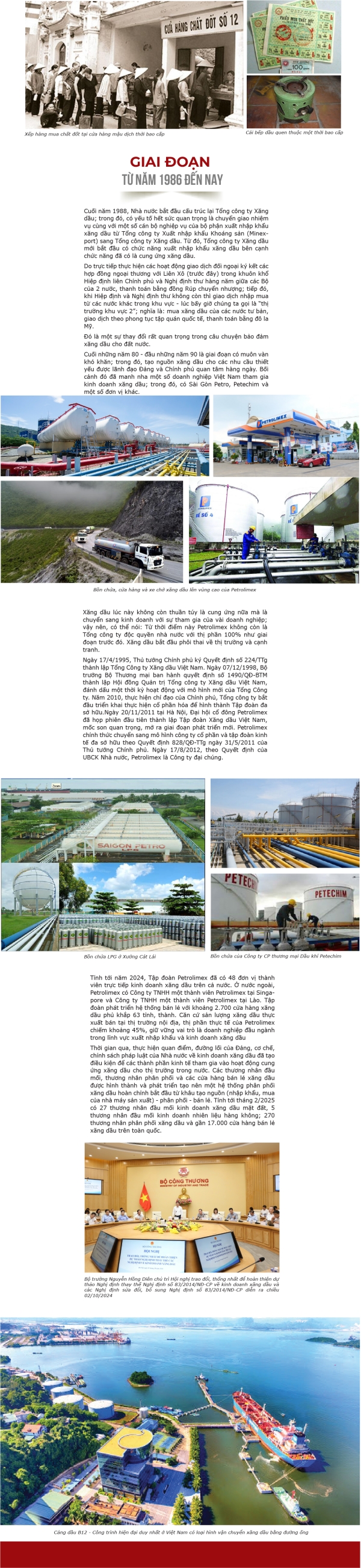 Sơ lược lịch sử hình thành và phát triển ngành xăng dầu Việt Nam